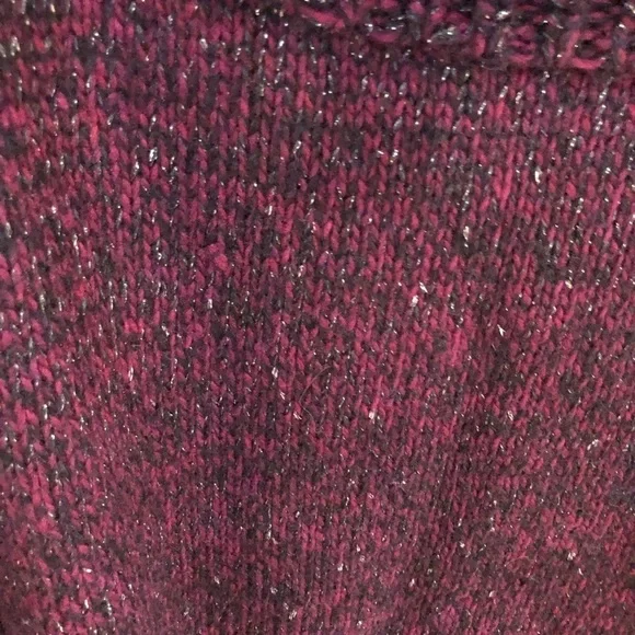 WHITE House black market Marl belted poncho sweater size S - Picture 10 of 10